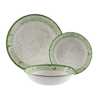 18-PIECE DINNER SET PROVENCE EMERALD