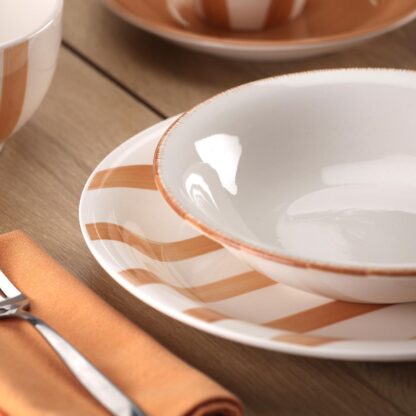 18-PIECE LIGIA OCHRE DINNER SET - Image 2