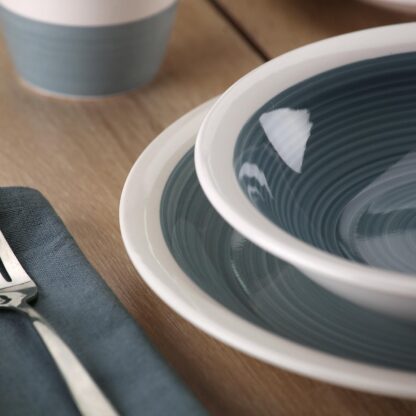18-PIECE LEGRAND BLUE DINNER SET - Image 2