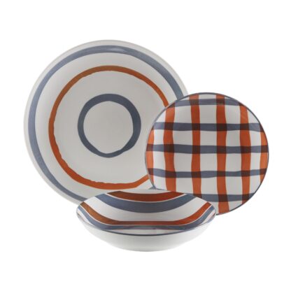 ANETTE DINNER SET 18 PIECES TERRA