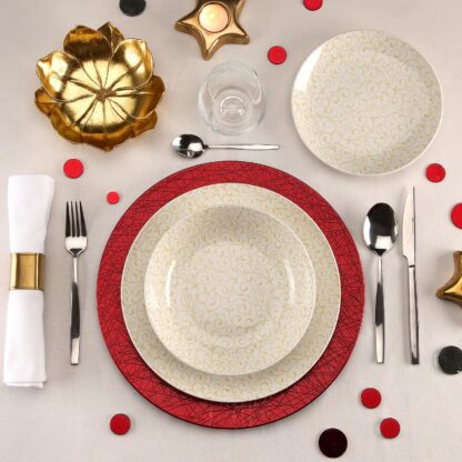 SERPENTINE DINNERWARE SET 18 PIECES - Image 2