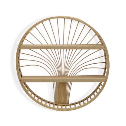 ROUND BAMBOO SHELF