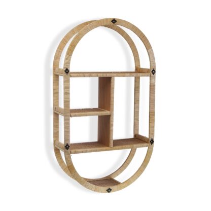 OVAL RATTAN SHELF - Image 3