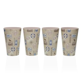SET OF 4 SEASIDE GLASSES