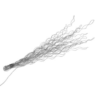 80CM LED SILVER LIGHT BOUQUET