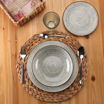 18-PIECE LUA GRAY DINNER SET - Image 2