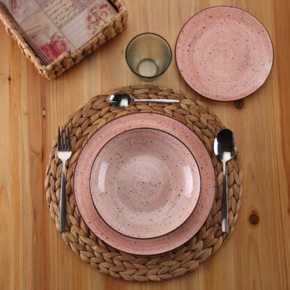 18-PIECE LUA PINK DINNER SET - Image 2
