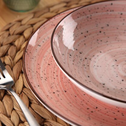 18-PIECE LUA PINK DINNER SET - Image 3