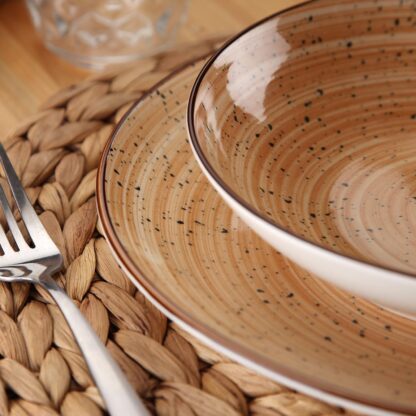 18-PIECE LUA OCHRE DINNER SET - Image 3