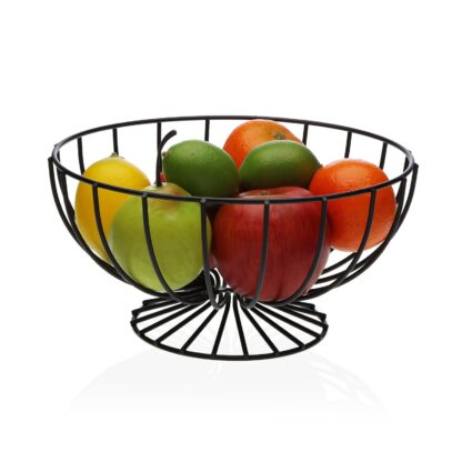 BLACK ROUND FRUIT BASKET - Image 2