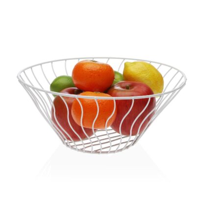 WHITE ROUND FRUIT BASKET - Image 2