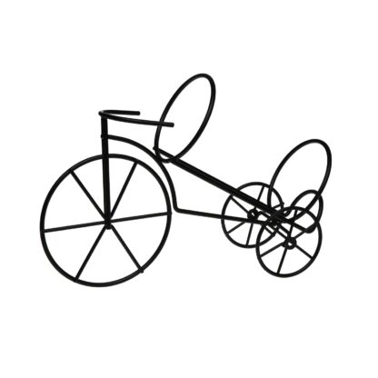 BLACK BICYCLE WINE BOTTLE HOLDER