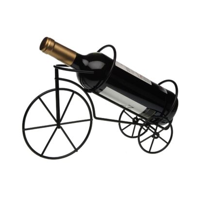 BLACK BICYCLE WINE BOTTLE HOLDER - Image 2