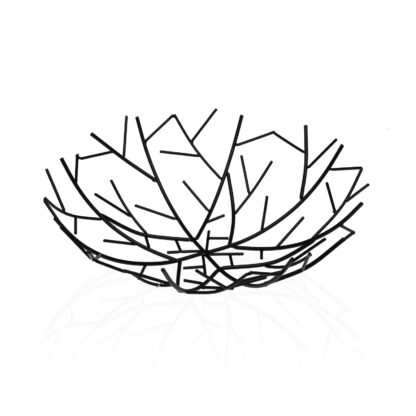 BLACK 30CM FRUIT BASKET