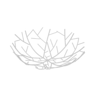 WHITE 30CM FRUIT BASKET