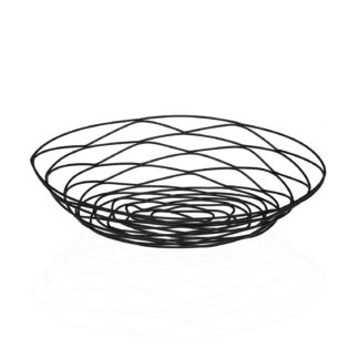 BLACK OVAL FRUIT BASKET