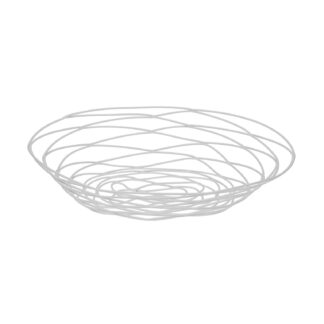 WHITE OVAL FRUIT BASKET