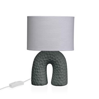 GREY ARC TABLE LAMP