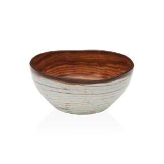 SMALL WOOD-FINISH BOWL