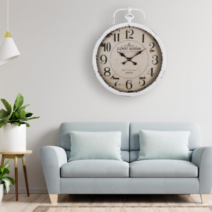 WALL CLOCK RUSTIC 48CM - Image 2