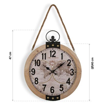 WOOD CLOCK 40CM - Image 5