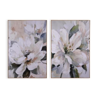 ASSORTMENT OF 2 FLOWER PICTURES 60 X 90