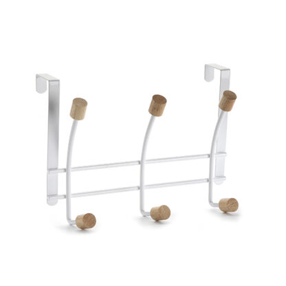COAT DOOR STAND WITH 2 HOOKS