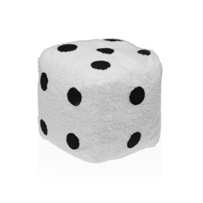 WHITE DICE DOORSTOP