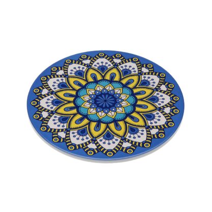 BLUE MANDALA TRIVET