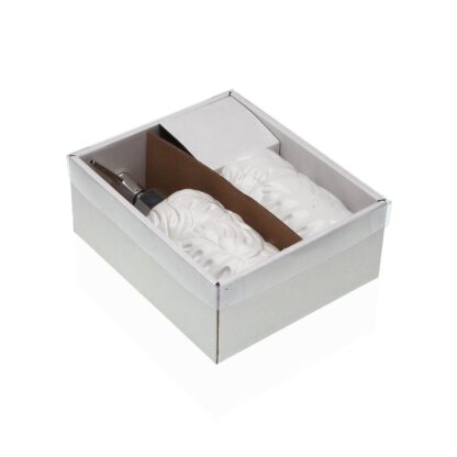 2 PCS BATHROOM SET WHITE LEAVES - Image 2