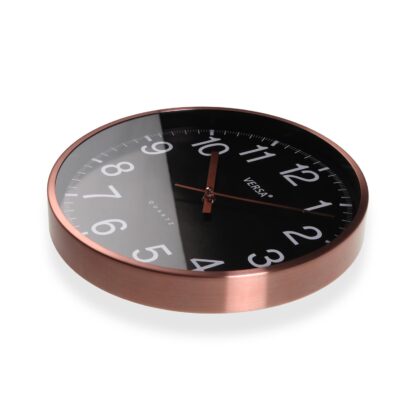 BLACK WALL CLOCK 30CM - Image 2