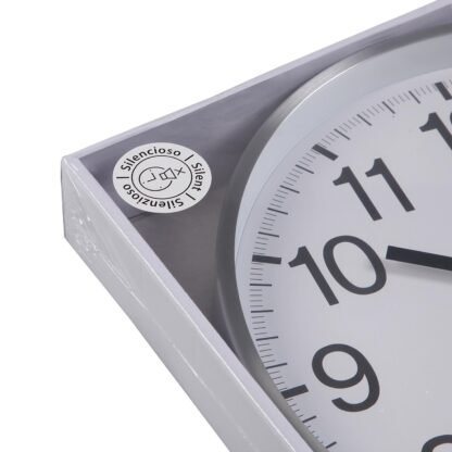 WHITE WALL CLOCK 30CM - Image 4