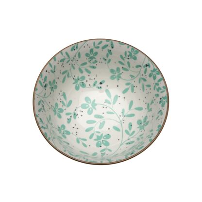 TURQUOISE FLOWER BOWL - Image 2