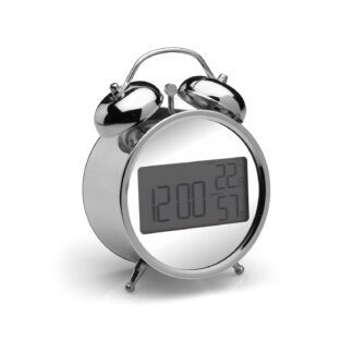 SILVER ALARM CLOCK