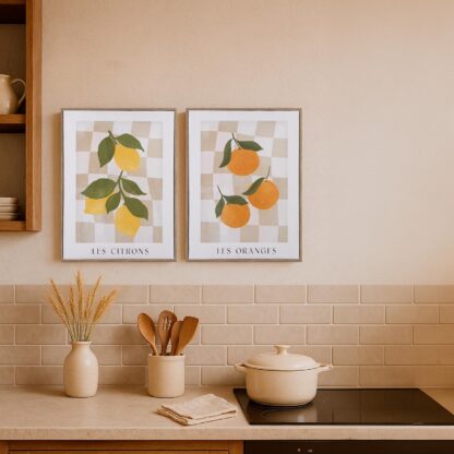 FRAMED CANVAS PRINT 30X40 LEMONS - Image 2