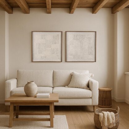 FRAMED CANVAS 60X60 CORNEY - Image 2