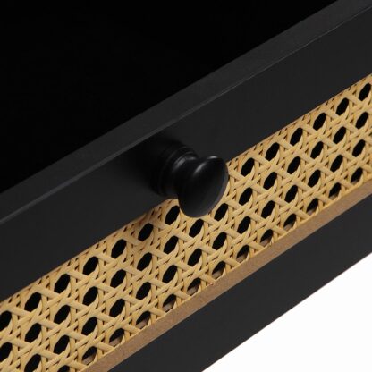 AHEDO BLACK BEDSIDE TABLE - Image 4