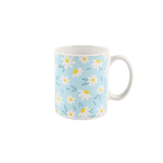 BLUE DAISY TEA MUG