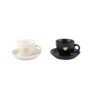ELLIS COFFEE CUP & SAUCER SET OF 6