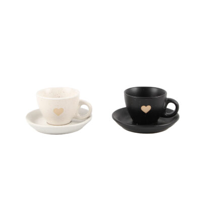 ELLIS COFFEE CUP & SAUCER SET OF 6