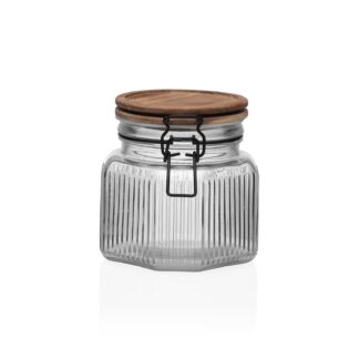 ACACIA LID JAR 800ML