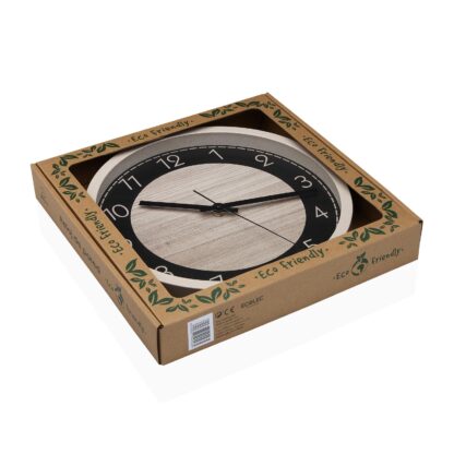 BLACK WOOD ECO CLOCK 30CM - Image 4