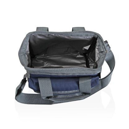 GREY AND BLUE 7L INSULATED LUNCH BOX - Image 3