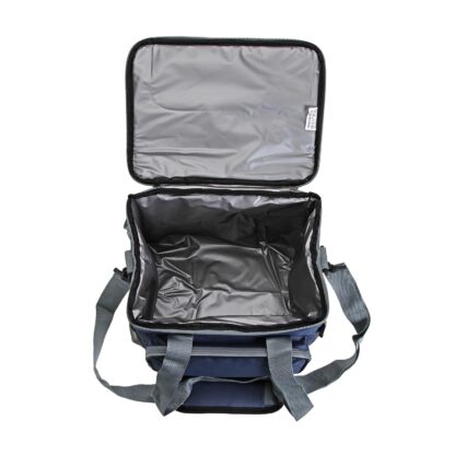 GREY AND BLUE 16L INSULATED LUNCH BOX - Image 3
