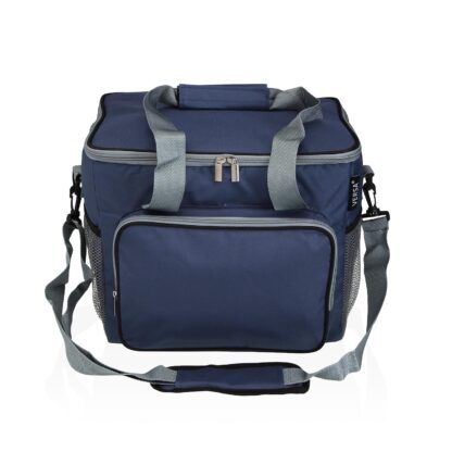 GREY AND BLUE 27L INSULATED LUNCH BOX - Image 2