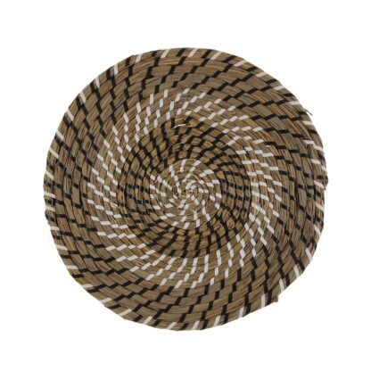 BLACK AND WHITE PLACEMAT 38 CM