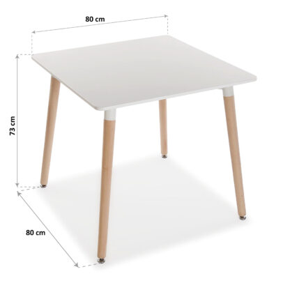 KIRAN WHITE TABLE - Image 4