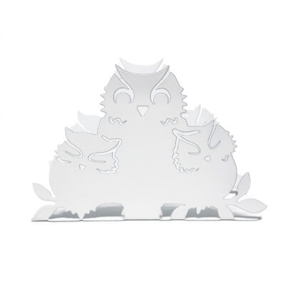 BLACK CUTLERY METAL NAPKIN HOLDER
