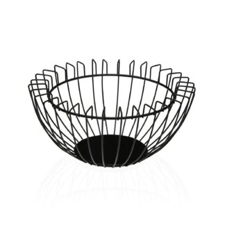 BLACK FRUIT PLATTER 26CM