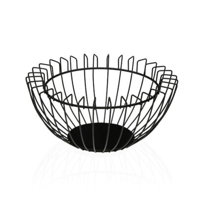BLACK FRUIT PLATTER 26CM